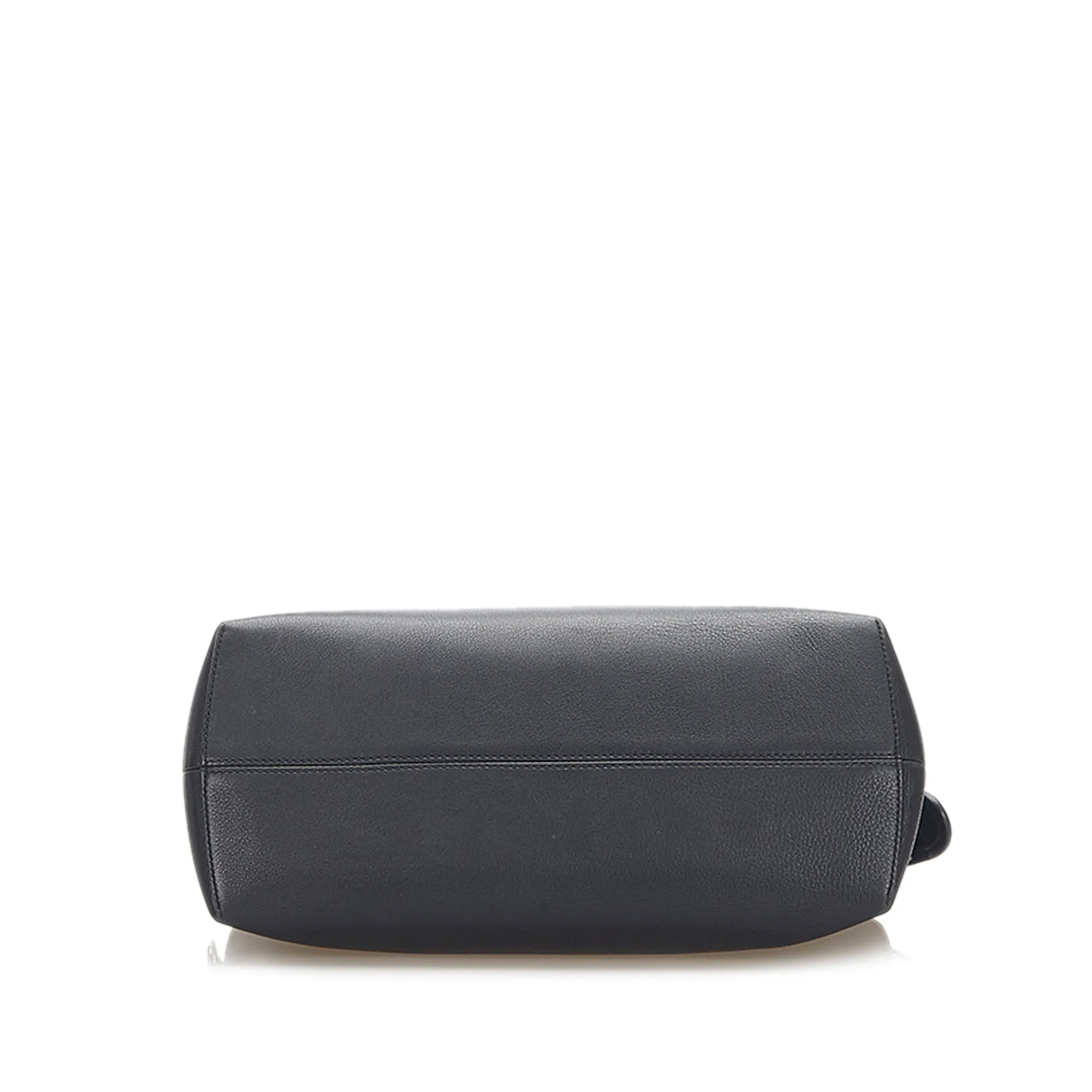 By The Way Leather Satchel Black