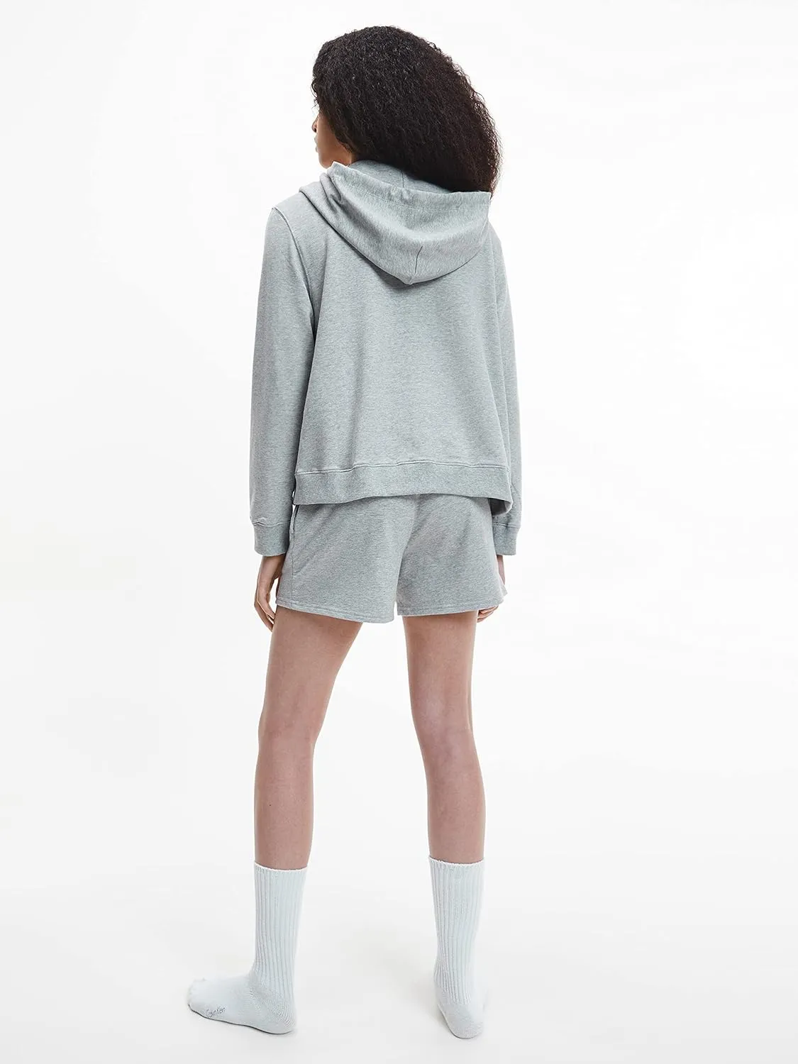 Calvin Klein Women's Modern Cotton Lounge Full Zip Hoodie
