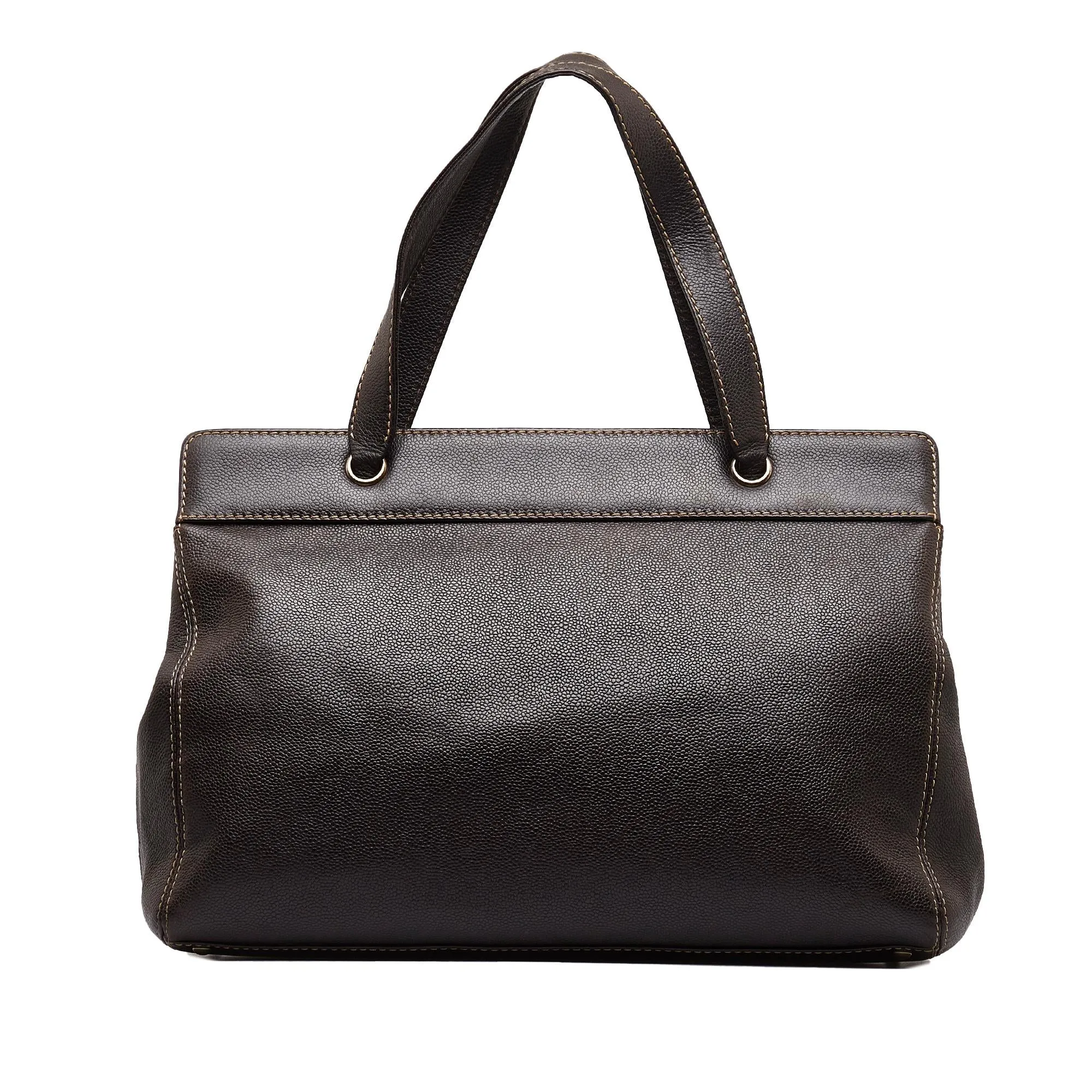 Chanel Caviar Executive Satchel
