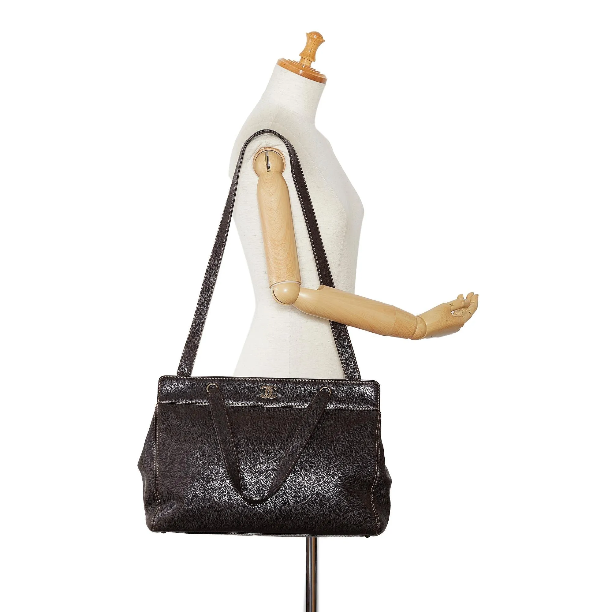 Chanel Caviar Executive Satchel