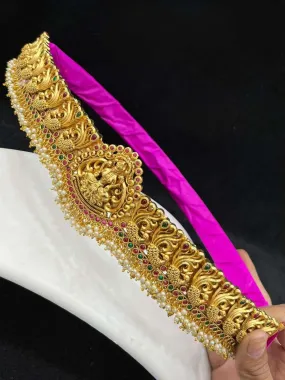 Elegant Gold Plated Traditional Hip Belt