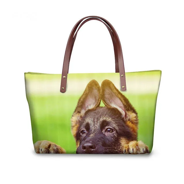 German Shepherd Prints Handbags
