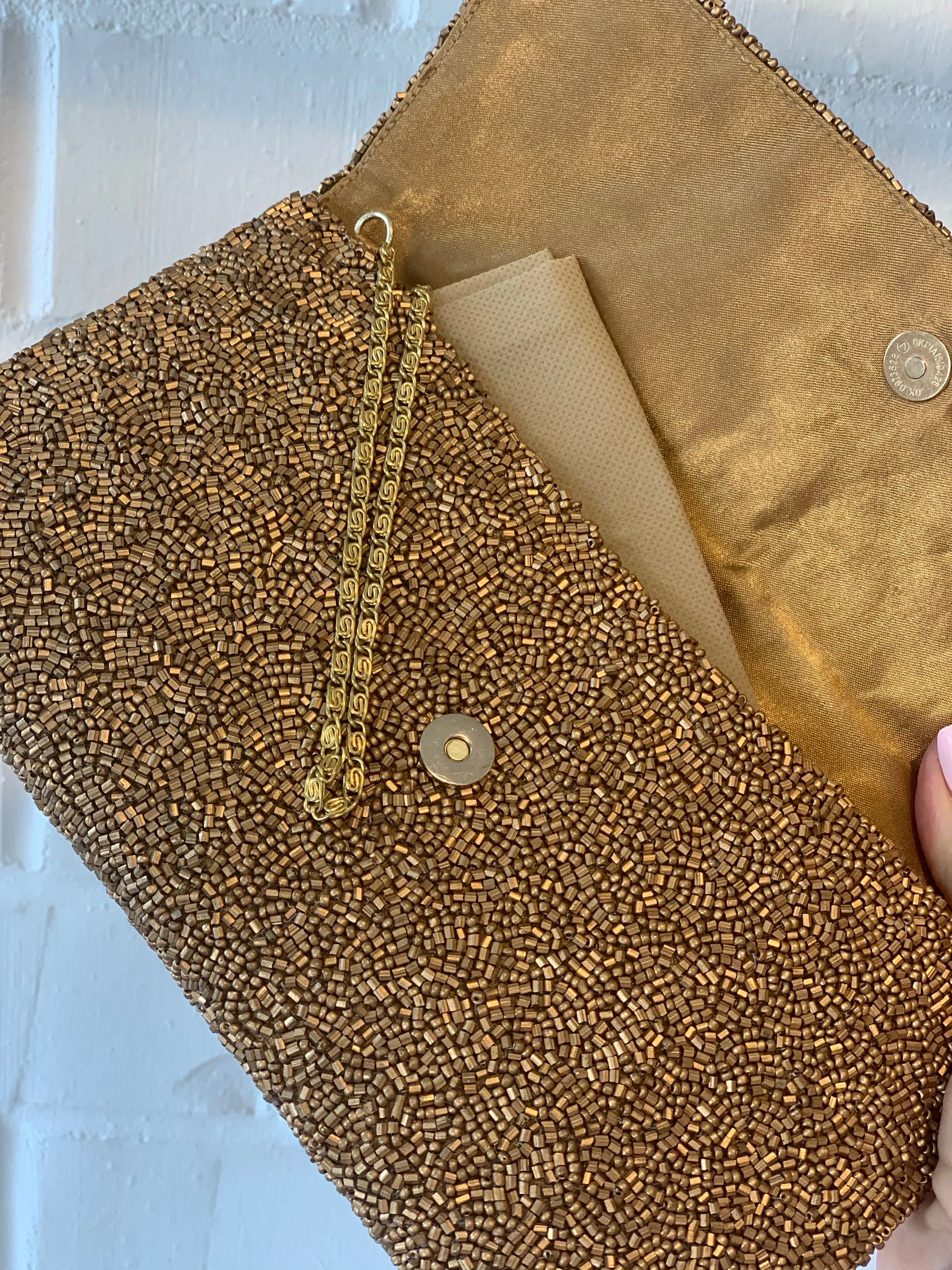 GOLD Bride Clutch