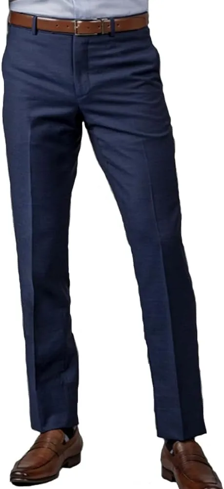 Men's Paul Betenly Blue Roma Modern Fit Dress Pants