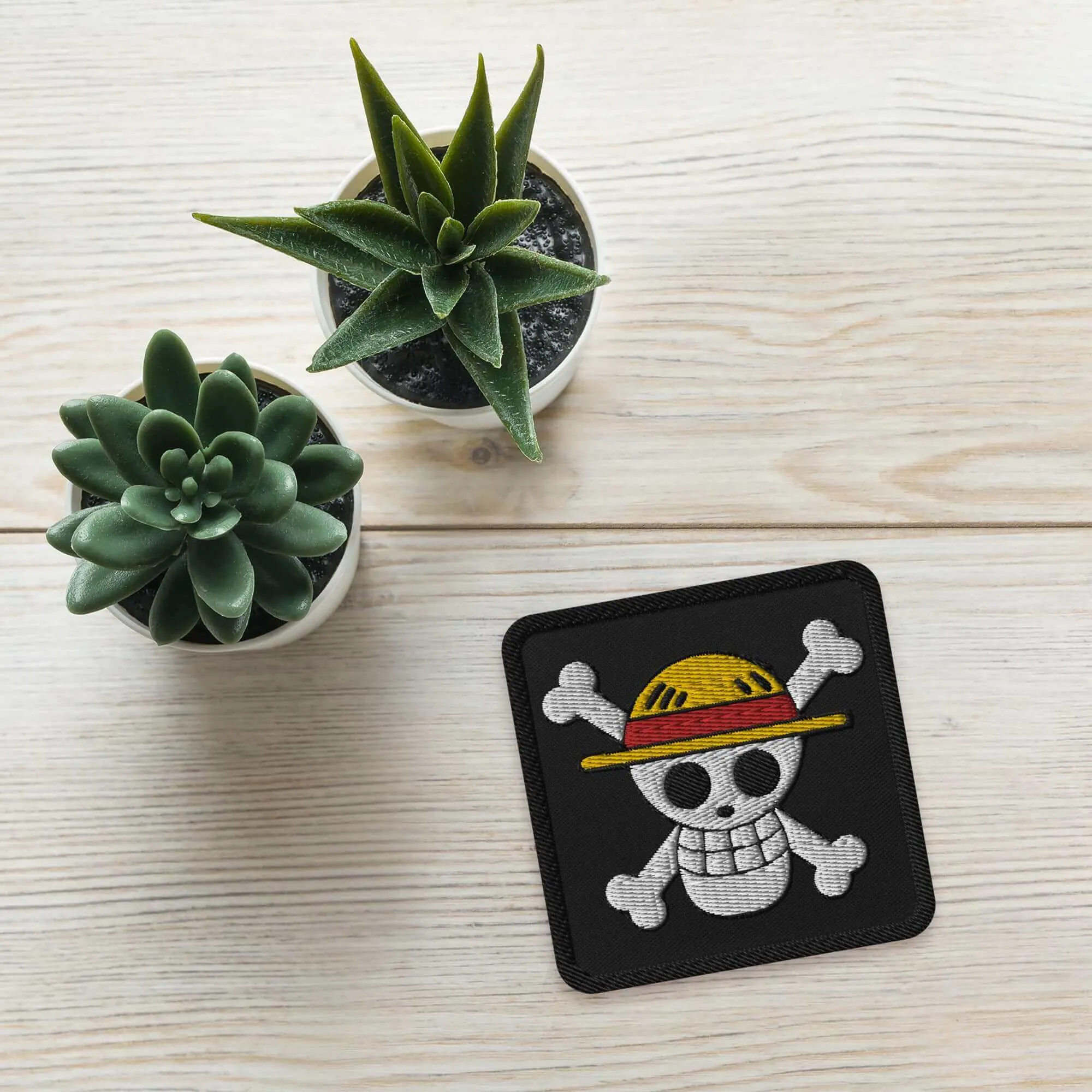 One Piece Straw Hat Pirates Jolly Embroidered patches