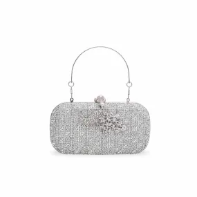 Silver Bridal Clutch P15189