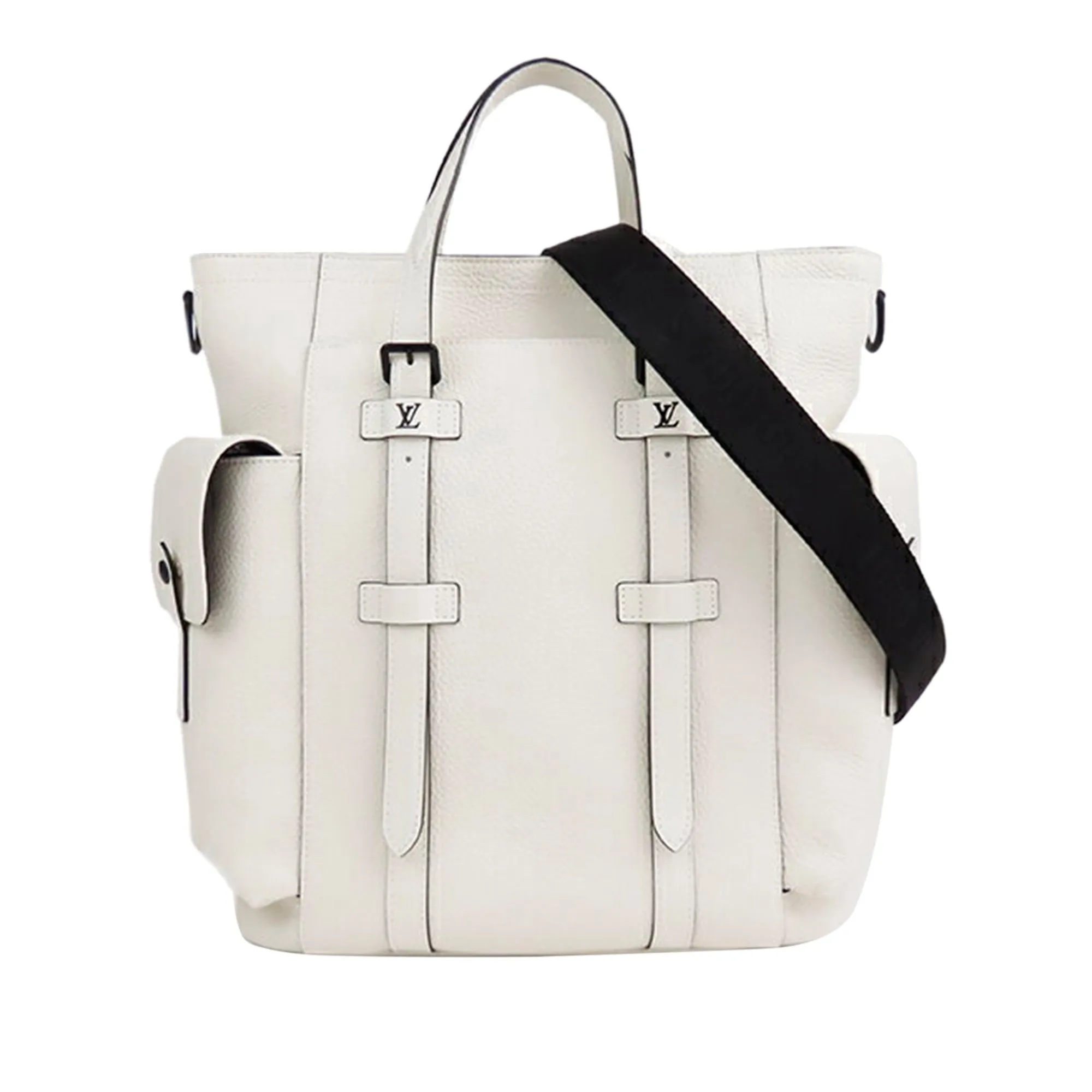 Trendy Inspired Louis Vuitton Christopher Tote White Taurillon