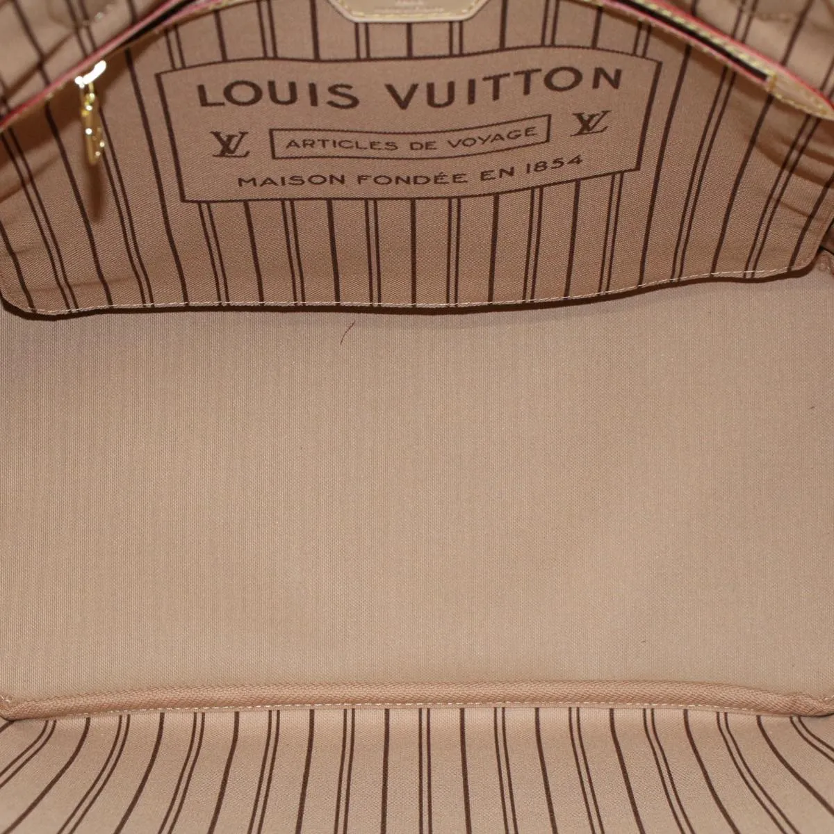 Trendy Inspired Louis Vuitton Monogram Neverfull Mm Tote Bag M40156 Lv Auth Ar10581s