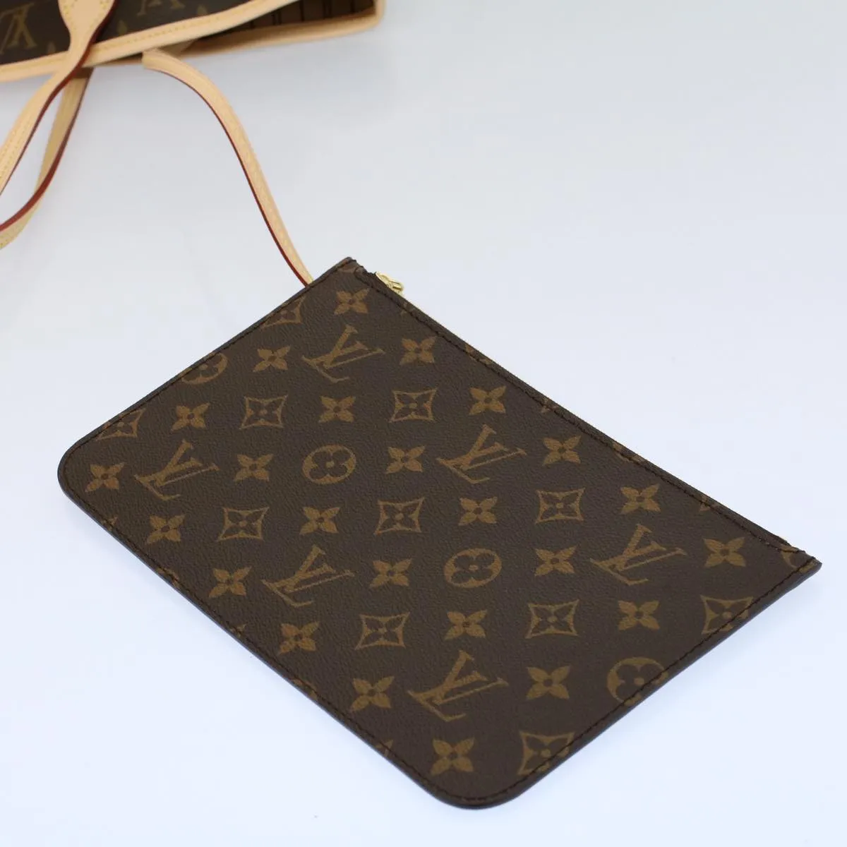 Trendy Inspired Louis Vuitton Monogram Neverfull Mm Tote Bag M40156 Lv Auth Ar10581s