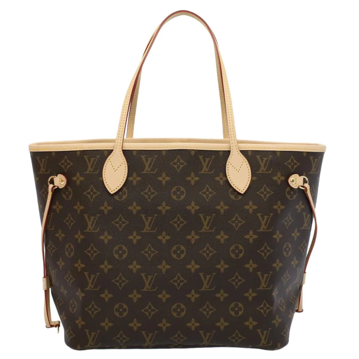 Trendy Inspired Louis Vuitton Monogram Neverfull Mm Tote Bag M40156 Lv Auth Ar10581s