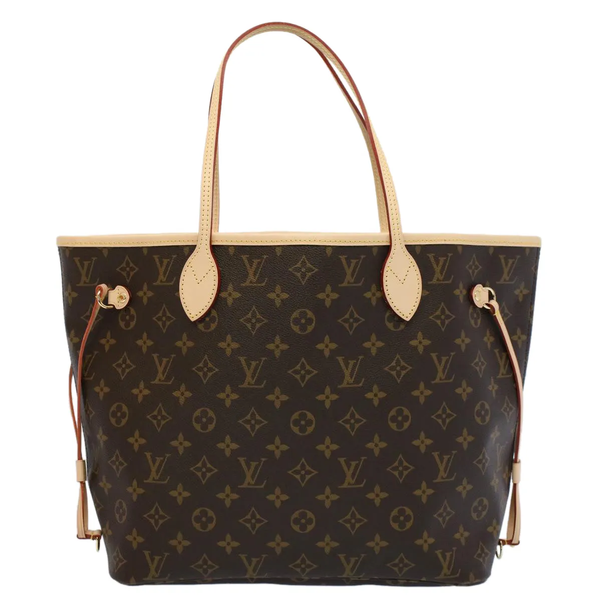 Trendy Inspired Louis Vuitton Monogram Neverfull Mm Tote Bag M40156 Lv Auth Ar10581s