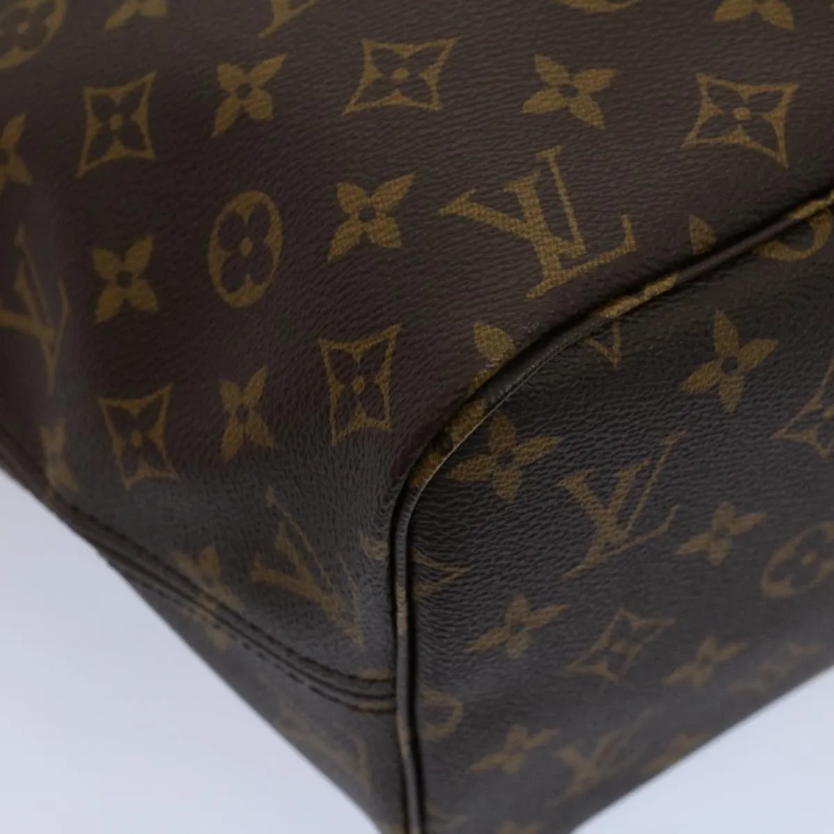 Trendy Inspired Louis Vuitton Monogram Neverfull Mm Tote Bag M40156 Lv Auth Ar10581s