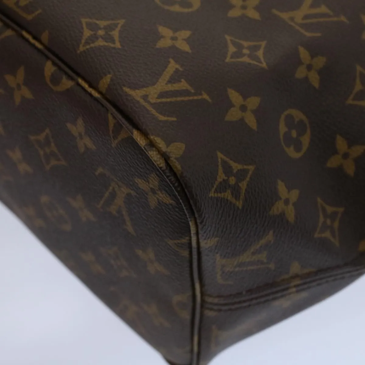 Trendy Inspired Louis Vuitton Monogram Neverfull Mm Tote Bag M40156 Lv Auth Ar10581s