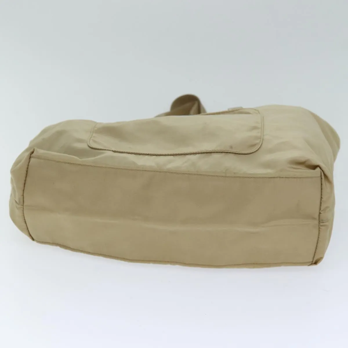 Trendy Inspired Prada Tote Bag Nylon Beige Auth 75668