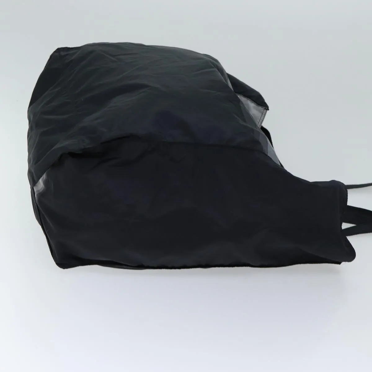 Trendy Inspired Prada Tote Bag Nylon Black Gray Auth 69946