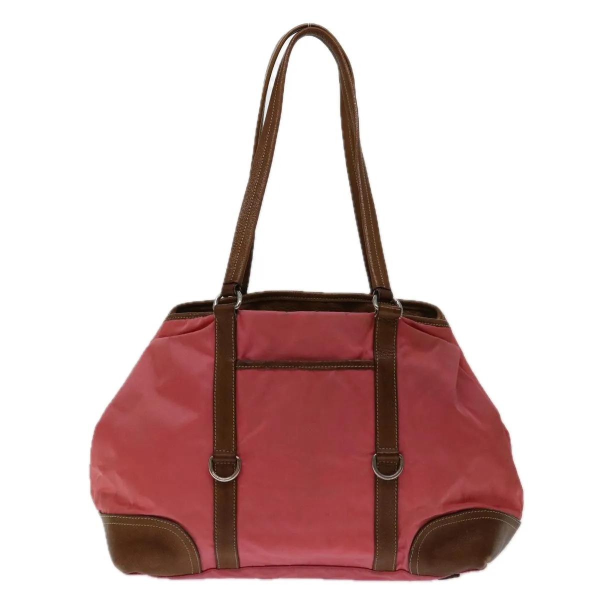 Trendy Inspired Prada Tote Bag Nylon Pink Auth 69054