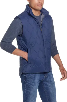 Weatherproof Vintage Mens Quilted Puffer Vest - Lightweight Padded Insulated Vest for Men